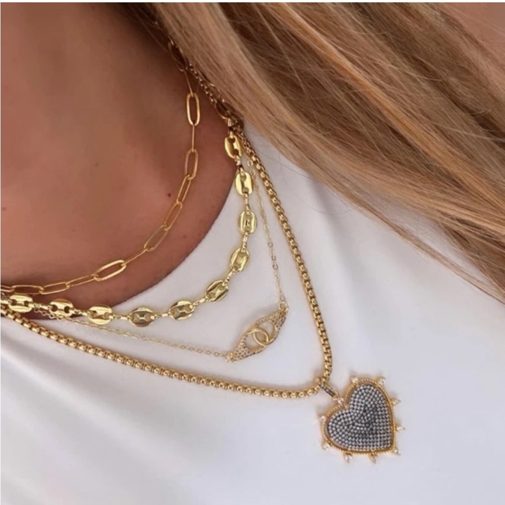 Coffee Bean Gold Necklace